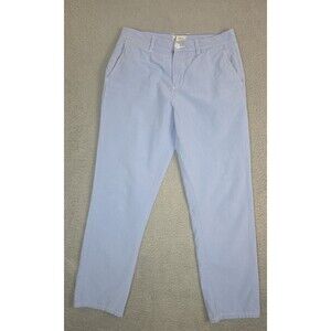 Johnnie-O West Coast Prep Chino Pants Mens 32x29.5 Baby Blue Stretch Golf EUC